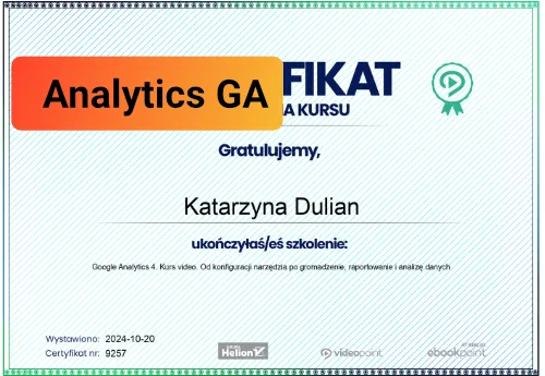 Podnosimy kwalifikacje – Kurs Google Analytics za nami!