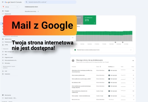 Jak radzić sobie z powiadomieniem Google o niedostępności strony internetowej?