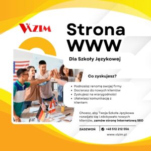 Strona Internetowa dla Szkoły Językowej